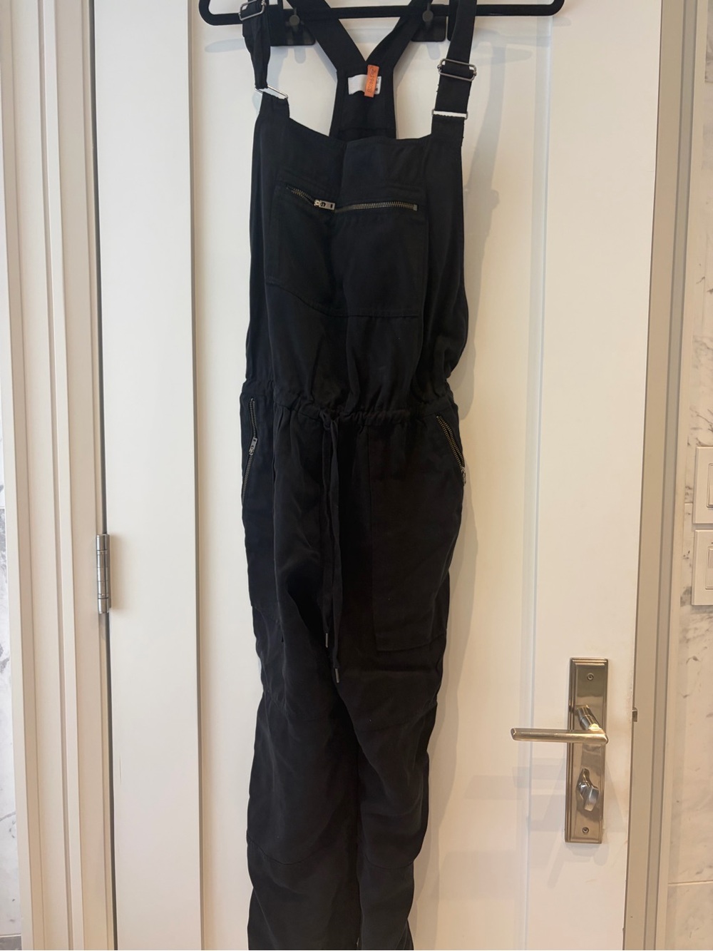 Wilfred Black Utility overalls Jumpsuit with Zip Details